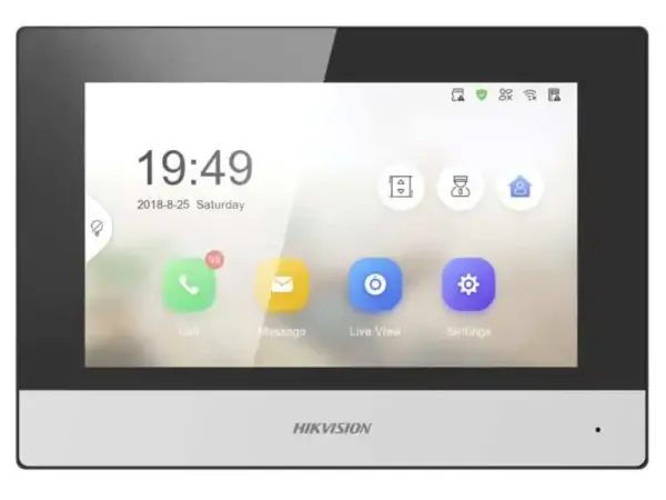 شاشة إنتركم فيديو IP موديل DS KH6320 WTE1 من Hikvision