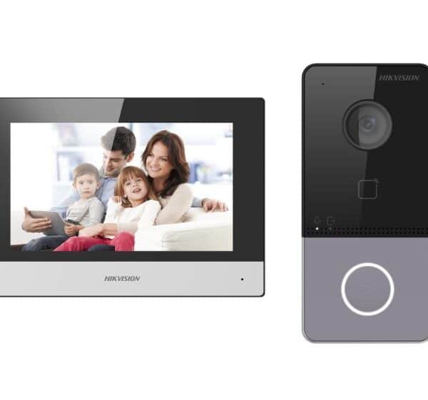طقم إنتركم فيديو شبكي موديل DS-KIS603-Pمن Hikvision
