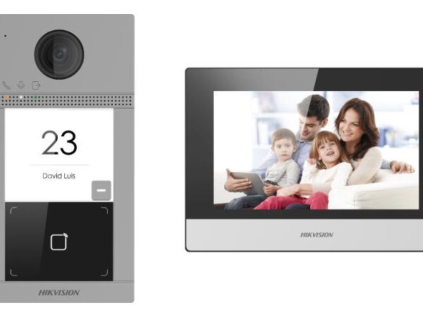 طقم إنتركم فيديو IP موديل DS-KIS604-S من Hikvision