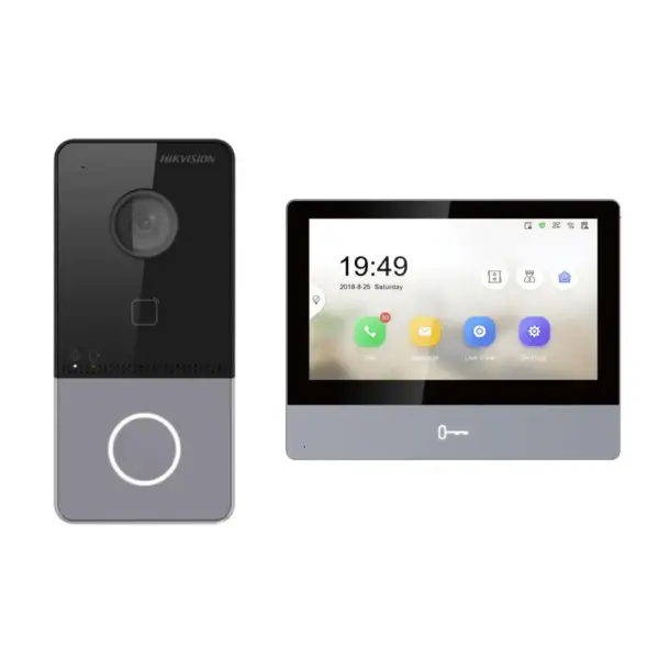 طقم إنتركم فيديو شبكي موديل DS KIS603 Pمن Hikvision