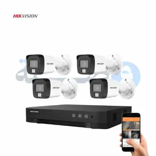 4 كاميرات خارجية بدقة 6 ميجا من Hikvision