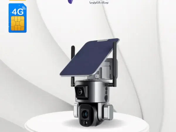 كاميرا مراقبة 4G بالطاقة الشمسية بدقة 4K من MS1 بعدستين وتقريب بصري 20X، تعمل على شريحة SIM ، مثالية للمواقع البعيدة بدون كهرباء أو إنترنت 