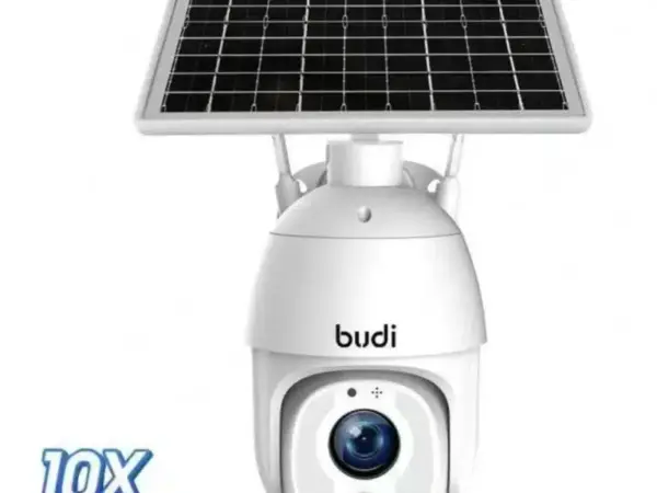 كاميرا شمسية خارجية متحركة بزووم بصري 10 اكس تعمل بشريحة بيانات فور جي