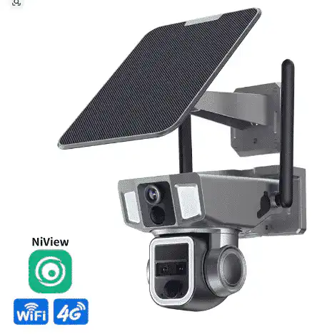 كاميرا شمسية بزوم اكثر من 20 م بشريحة وواي فاي