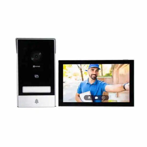 جهاز إنتركم مرئي ذكي EZVIZ HP7 – دقة 2K (3 ميجا بكسل) , فتح الباب عن طريق جوالك