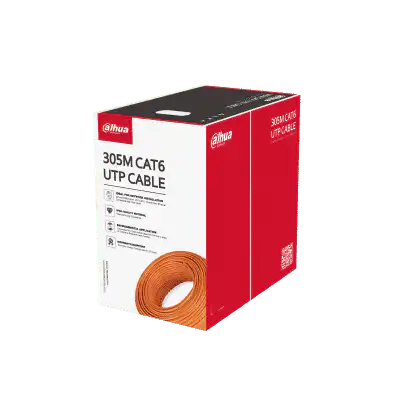 كرتون كيبل ايثرنت كات 6 داهوا برتقالي