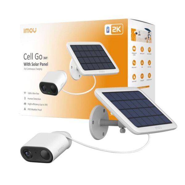 كاميرا شمسية للمراقبة اللاسلكية IMOU CELL GO 3MP Wi-Fi Battery Security Camera KIT
