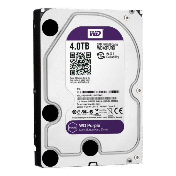 ذاكرة تخزين 4 تيرا بايت من وسترين ديجتال WD 4TB HDD