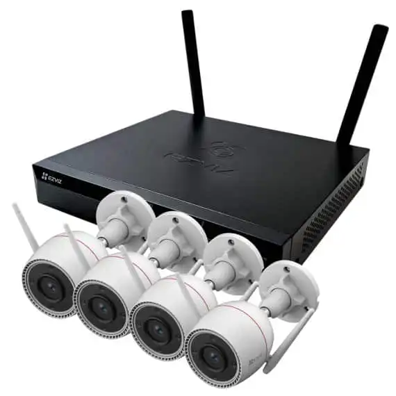 بكجات كاميرات مراقبة 53 نظام المراقبة اللاسلكي EZVIZ: حماية شاملة لمنزلك بدقة 2K