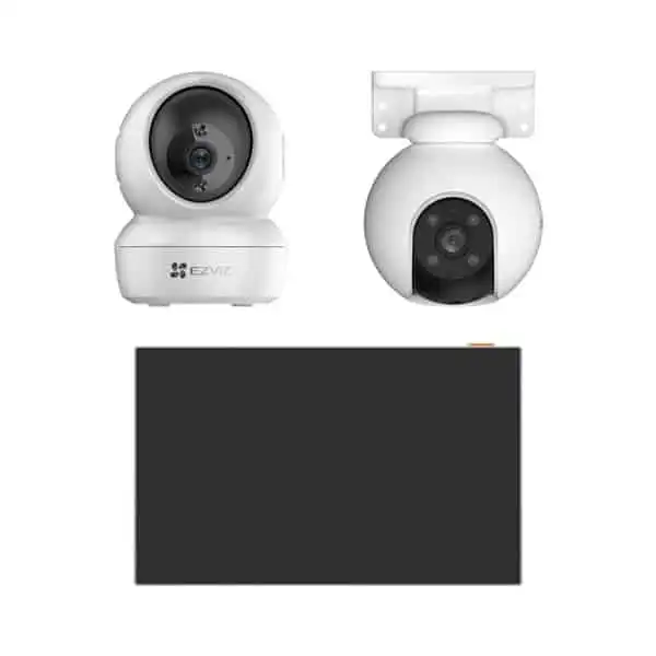 بكجات كاميرات مراقبة 59 مجموعة كاميرات خارجية وداخلية مع شاشة ذكية للعرض