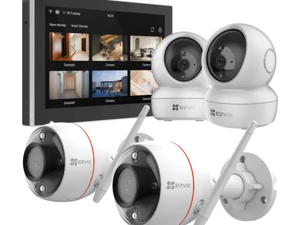 طقم كاميرات داخلية وخاجية واي فاي ذكي جودة عالية