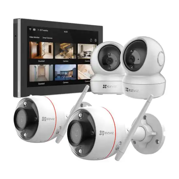 بكجات كاميرات مراقبة 61 طقم كاميرات داخلية وخاجية واي فاي ذكي جودة عالية