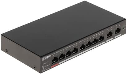 محول Dahua CS4010-8GT-60 – بثمانية منافذ PoE مع إدارة عبر السحابة