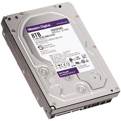 ذاكرة مراقبة WD Purple 8TB – أداء موثوق 24/7