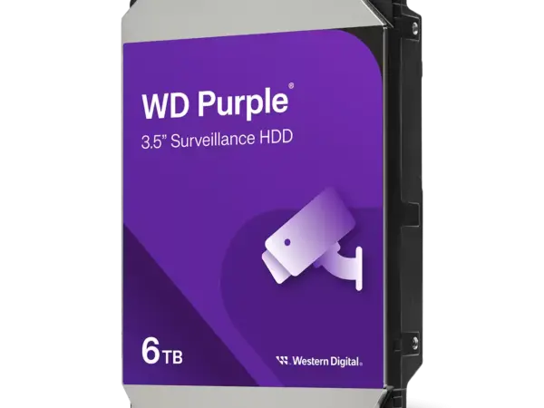 ذاكرة مراقبة WD Purple 6 تيرابايت – مصمم للعمل على مدار الساعة 24/7